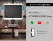 Badrumsspegel med LED-belysning Spegel L01 #6