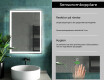 Badrumsspegel med LED-belysning Spegel L01 #7