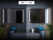 Badrumsspegel med LED-belysning Spegel L02 #3