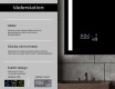 Badrumsspegel med LED-belysning Spegel L02 #5
