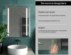 Badrumsspegel med LED-belysning Spegel L02 #7
