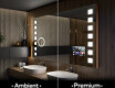 Badrumsspegel med LED-belysning Spegel L03 #1