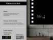Badrumsspegel med LED-belysning Spegel L03 #5