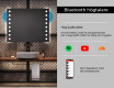 Badrumsspegel med LED-belysning Spegel L06 #6