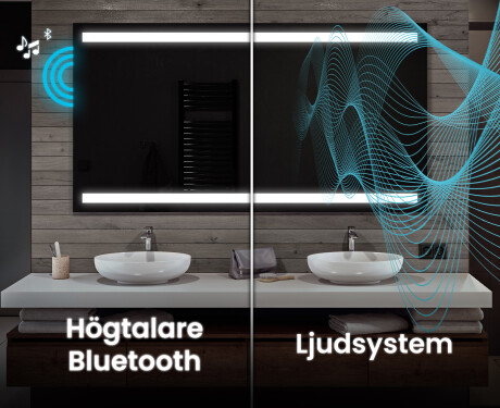 Badrumsspegel med LED-belysning Spegel L09 #5