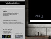 Badrumsspegel med LED-belysning Spegel L09 #5