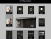 Badrumsspegel med LED-belysning Spegel L12 #9