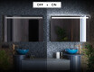 Badrumsspegel med LED-belysning Spegel L12 #3