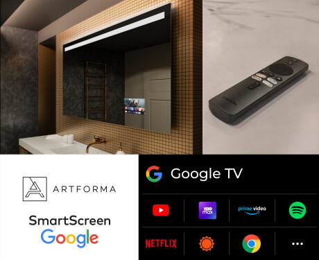 Badrumsspegel med LED-belysning Spegel L12 #5