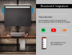 Badrumsspegel med LED-belysning Spegel L12 #6