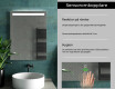 Badrumsspegel med LED-belysning Spegel L12 #7