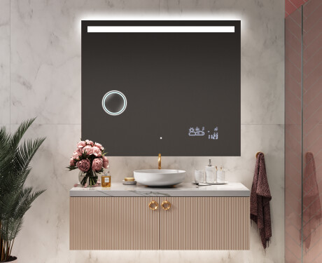 Badrumsspegel med LED-belysning Spegel L12 #9