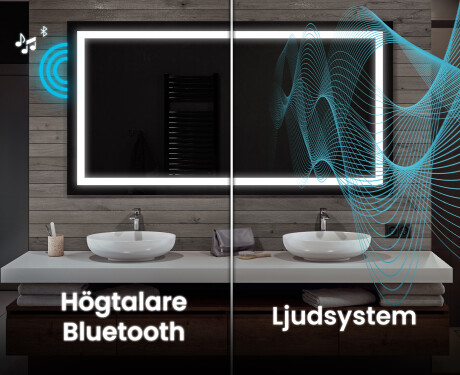 Badrumsspegel med LED-belysning Spegel L15 #5