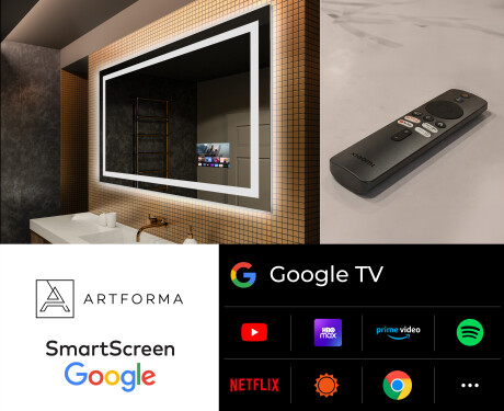 Badrumsspegel med LED-belysning Spegel L15 #5