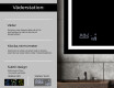 Badrumsspegel med LED-belysning Spegel L15 #5