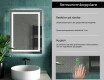 Badrumsspegel med LED-belysning Spegel L15 #7