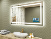 Badrumsspegel med LED-belysning Spegel L15 120x80cm - SmartScreen, DualColor
