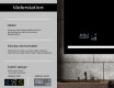 Badrumsspegel med LED-belysning Spegel L23 #5