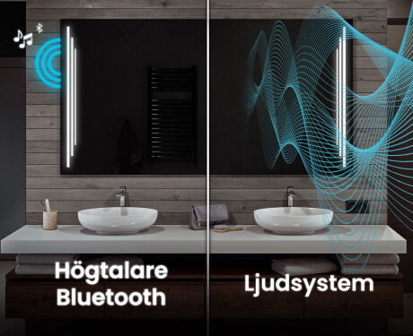 Badrumsspegel med LED-belysning Spegel L27 #5