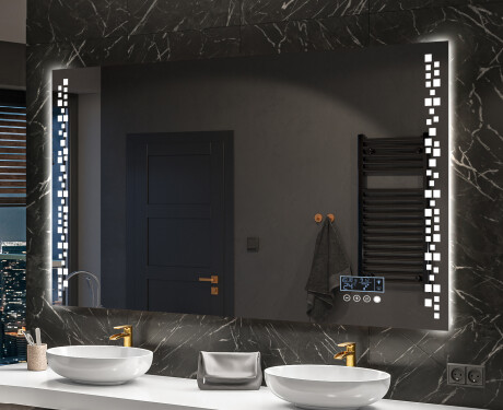 Badrumsspegel med LED-belysning Spegel L38 #10