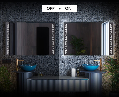 Badrumsspegel med LED-belysning Spegel L38 #3