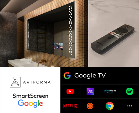 Badrumsspegel med LED-belysning Spegel L38 #5