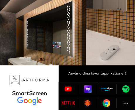 Badrumsspegel med LED-belysning Spegel L38 #4