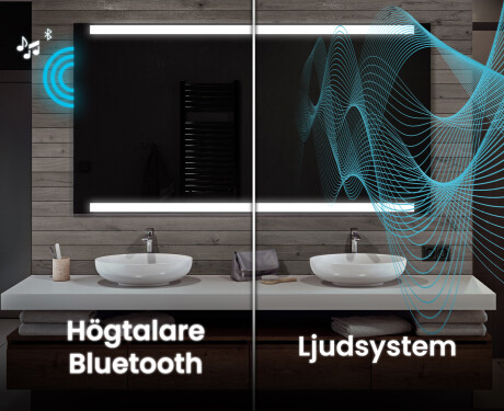 Badrumsspegel med LED-belysning Spegel L47 #5