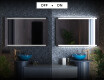 Badrumsspegel med LED-belysning Spegel L47 #3
