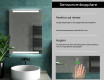 Badrumsspegel med LED-belysning Spegel L47 #7