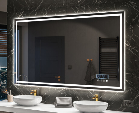 Badrumsspegel med LED-belysning Spegel L49 #10