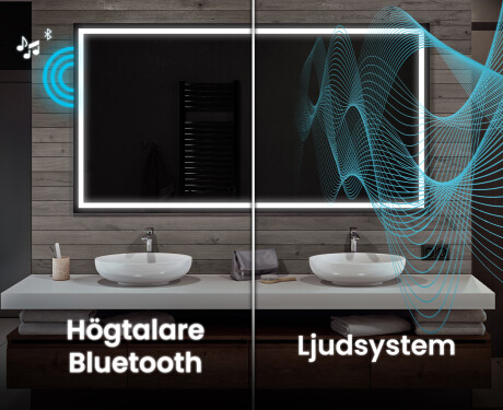 Badrumsspegel med LED-belysning Spegel L49 #5