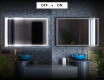 Badrumsspegel med LED-belysning Spegel L49 #3