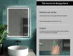 Badrumsspegel med LED-belysning Spegel L49 #7