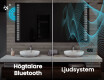 Badrumsspegel med LED-belysning Spegel L55 #5