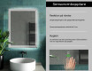Badrumsspegel med LED-belysning Spegel L57 #7