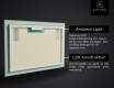 Badrumsspegel med LED-belysning Spegel L58 #2