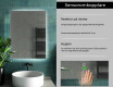 Badrumsspegel med LED-belysning Spegel L58 #6