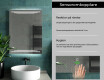 Badrumsspegel med LED-belysning Spegel L75 #7