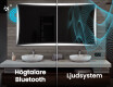 Badrumsspegel med LED-belysning Spegel L77 #5