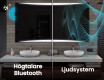 Badrumsspegel med LED-belysning Spegel L78 #5