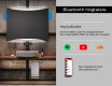 Badrumsspegel med LED-belysning Spegel L78 #6