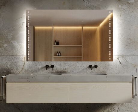 Batteridrivne speglar med LED-belysning L55