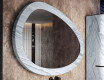 Asymmetrisk spegel med stenstruktur L298 #4