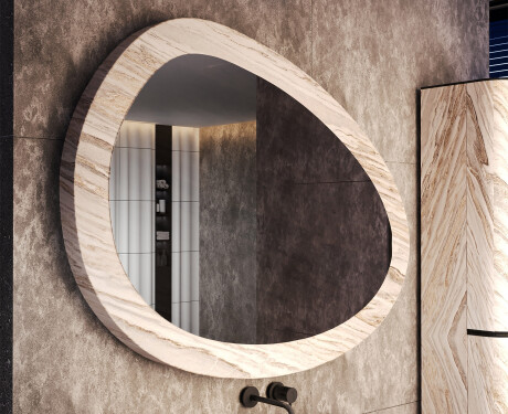 Asymmetrisk spegel med stenstruktur L298 #4