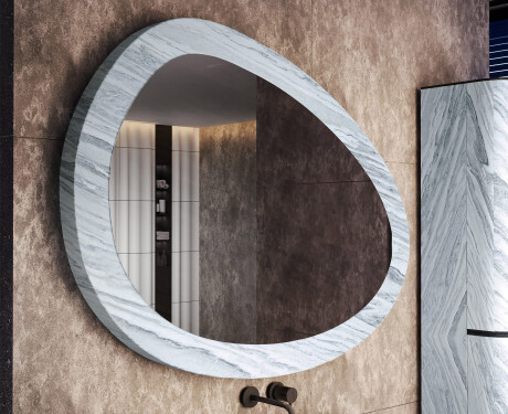 Asymmetrisk spegel med stenstruktur L298 #4