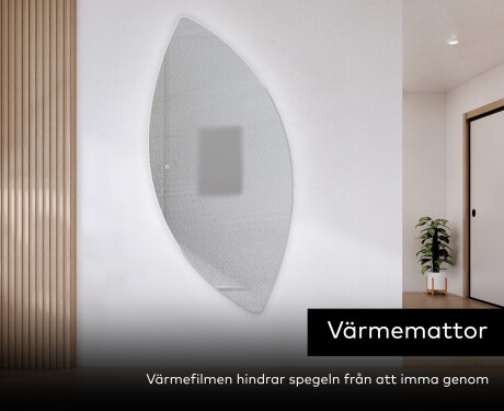 LED Badrumsspegel med oregelbunden form L221 #8