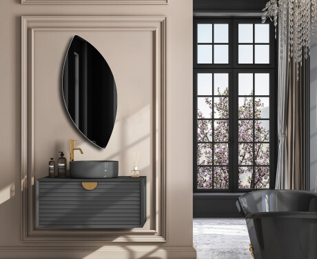 Oregelbunden vertikal väggspeglar L214 #4