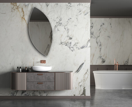 Oregelbunden vertikal väggspeglar L214 #5