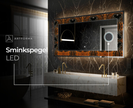 Dekorativ Spegel Med Belysning - Mosaic Dreams #8